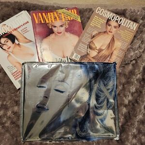 Madonna 1st Edition Sex book & Cd unopened sealed  W/other magazines in picture.